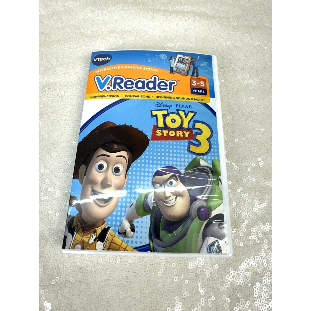 VTech V.Reader Toy Story 3 Disney Pixar Interactive E-Reading Cartridge Ages 3-5